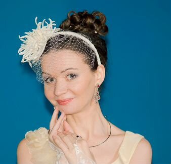 Украшение для волос, праздничная вуалетка