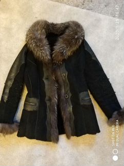 Дубленка на стройную девушку