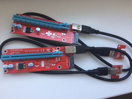 Райзеры usb 3.0 VER 009S/007S/006 (все для майнинг