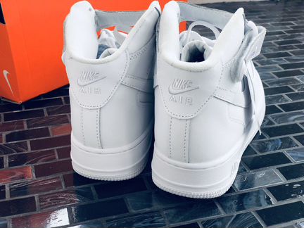 Зимние кроссовки Nike Air Force нат. кожа 35-40