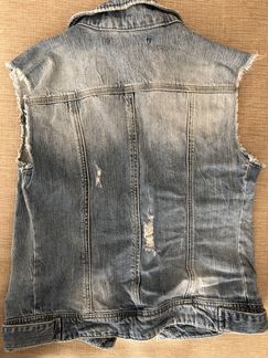 Джинсовая жилетка Stradivarius, M