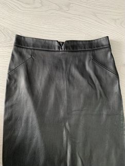 Кожаная юбка zara