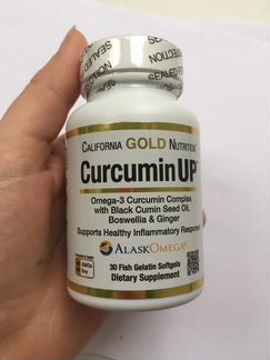 Iherb California Gold Nutrition, CurcuminUP 30 кап