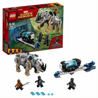 Конструктор lego Поединок с Носорогом Super Heroes