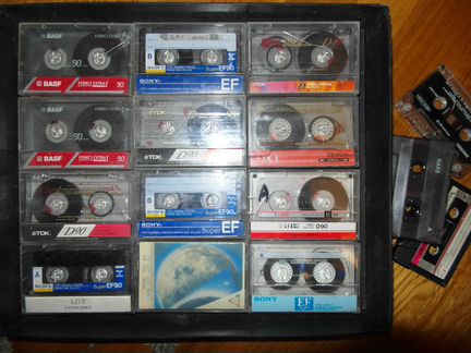 Аудио кассеты sony basf TDK SKC raks denon