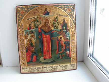 Икона - Богородица Всех Скорбящим Радости - 19 век