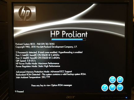Сервер HP ProLiant DL360 G7 / HP 360 G7