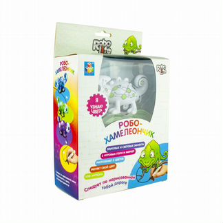 Интерактивная игрушка 1Toy робо-Хамелеончик, меняю