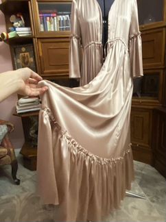 Платье халат натуральный шёлк