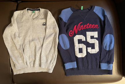 Два свитера Benetton на иальчика 4-5 лет