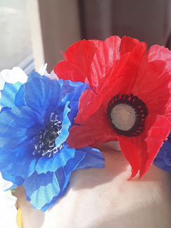 Ободок цветы в волосы