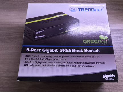Trendnet 5-port gigabit switch TEG-S50g