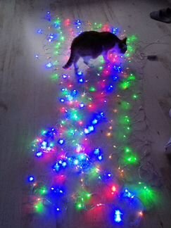 Гирлянда сетка 300 лампочек