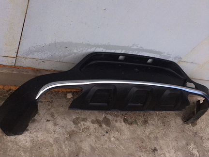 Юбка бампера заднего Mercedes-Benz GLC с 2015-19 г