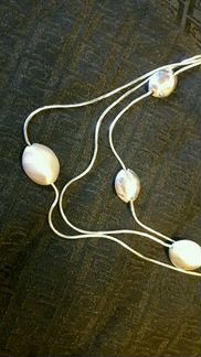 Итальянское серебряное ожерелье колье