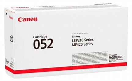 Оригинальный картридж Canon 052 Bk 2199C002 черный