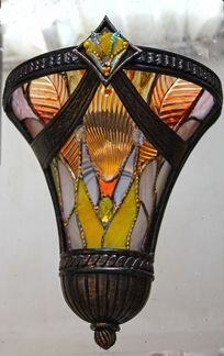 Витражные светильники в стиле тиффани