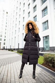 Пуховик зимний длинный