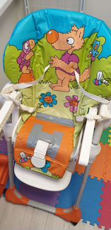 Стул для кормления детский стульчик Chicco Polly