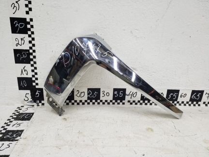 Накладка перед бампера лев хром Mitsubishi Outla