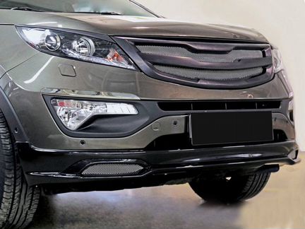 Накладки на передние фары реснички Kia Sportage