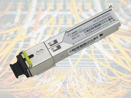 Одноволоконный 1.25GE SFP 1550/1310nm 20km SC