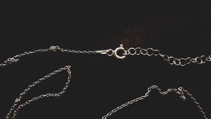 Кулон цветок лотоса на серебряной цепочке