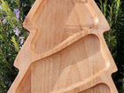Тарелка Ёлочка-Менажница из дерева объявление продам