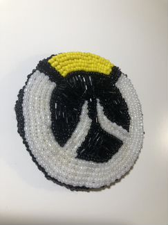 Брошь из бисера Overwatch Овервотч