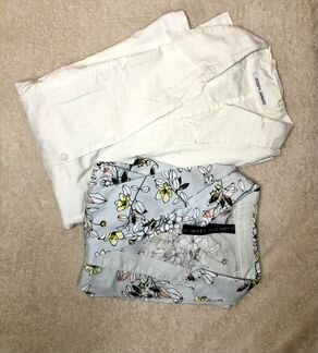 Блузки рубашки женские S (пакет)