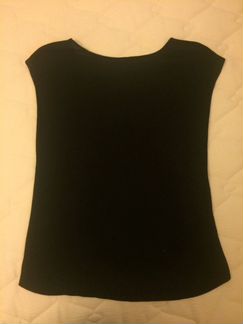 Кофта женская без рукавов, размер 48. Цвет чёрный