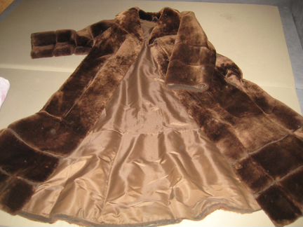 Шуба из мутона