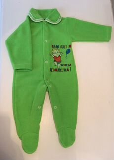 Боди, флис, на 2-6 мес