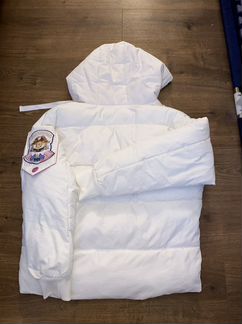 Белая куртка на синтепоне 44-48