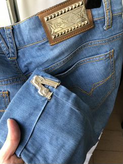 Джинсовые брюки Versace