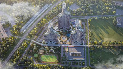 Квартира-студия, 70.4 м², 17/39 эт.