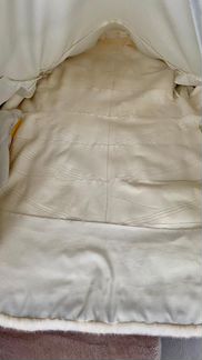 Шуба норковая с капюшоном